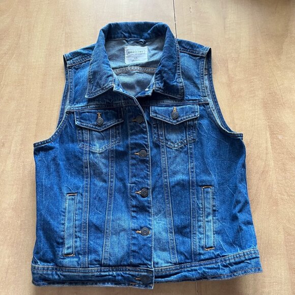 Ardene Jackets & Blazers - Ardene Blue Denim Vest